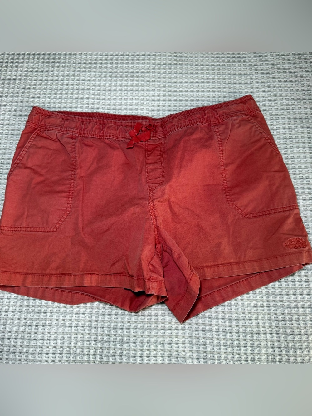 The North Face Women's Red Drawcord Cargo Shorts